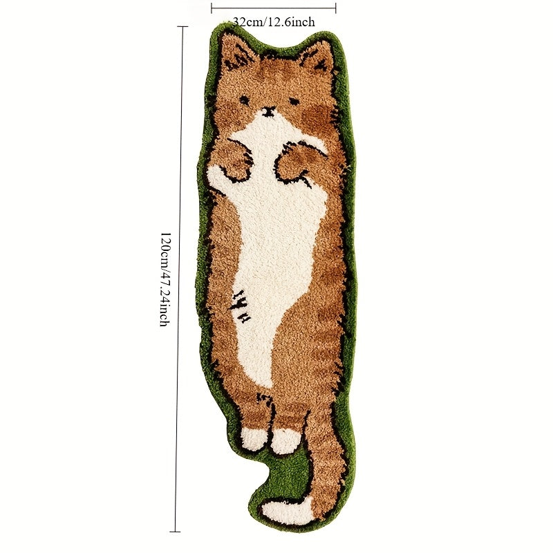 Cozy Cartoon Cat Plush Rug - S3NK