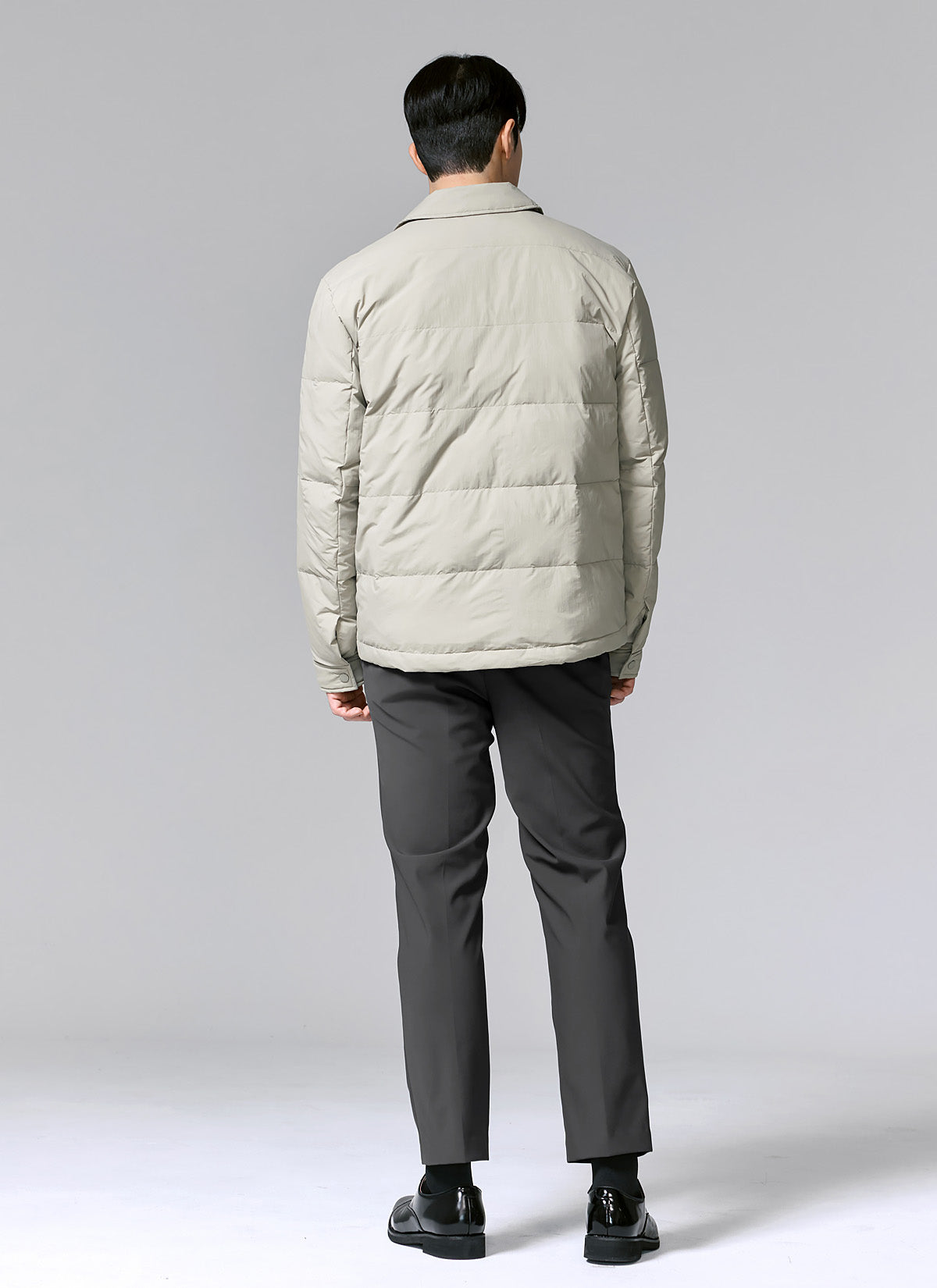 Out-pocket Goose Down Shacket
