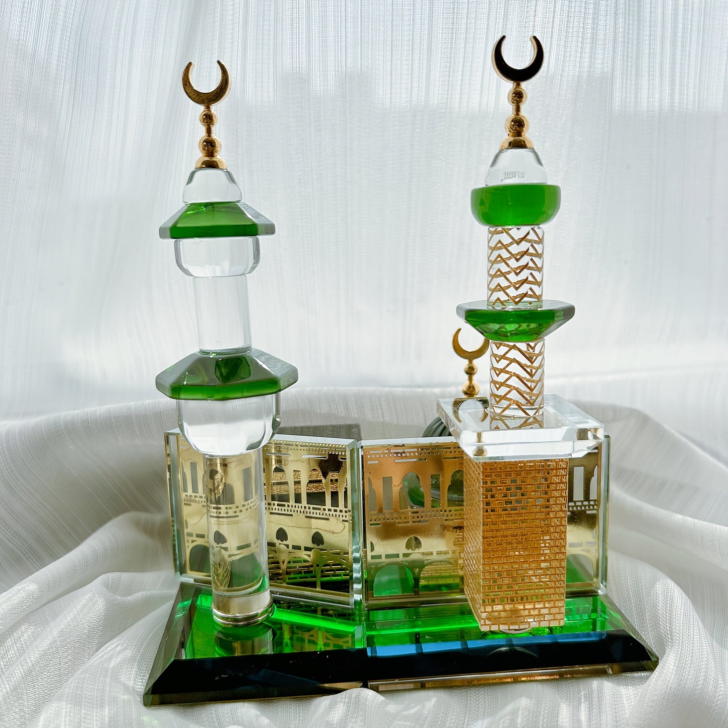 Crystal Kaaba Mosque Keepsake- HMT25KB