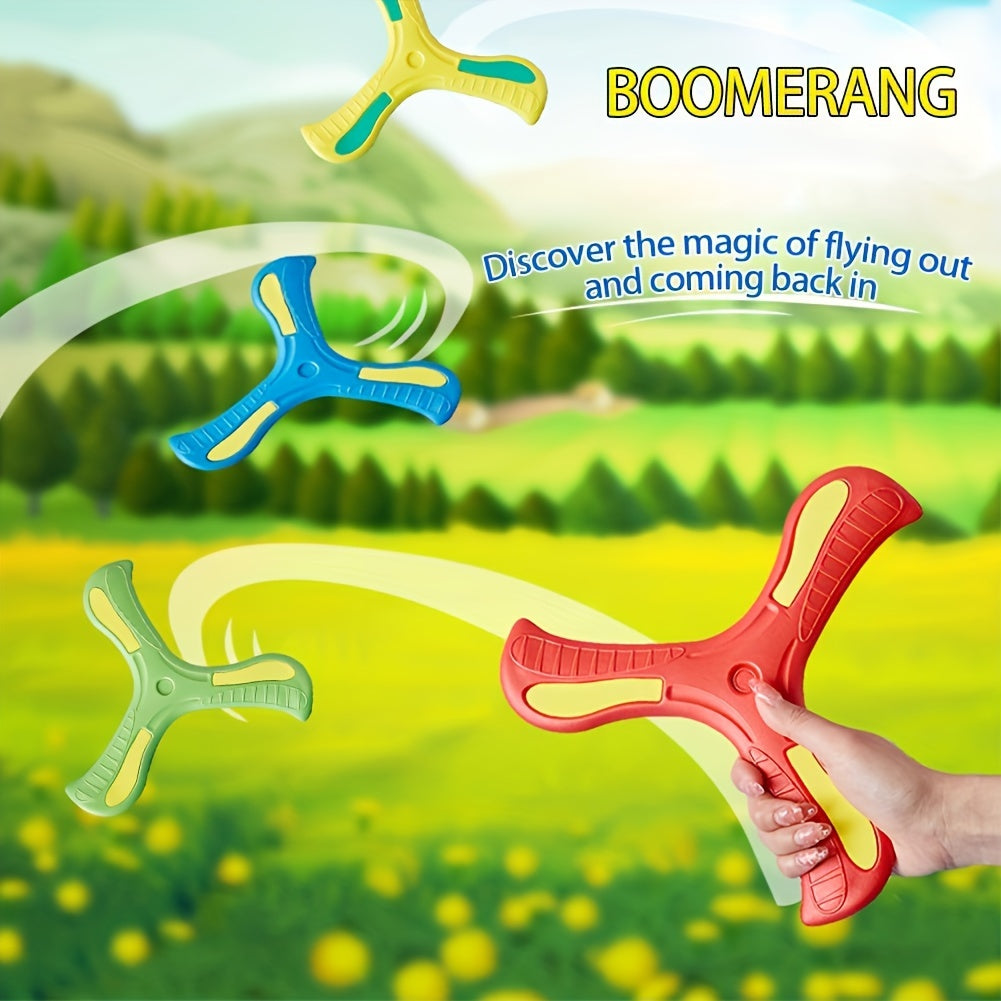 2pcs Three-Leaf Hand-Thrown Boomerang for Outdoor Games TJR6V8P
