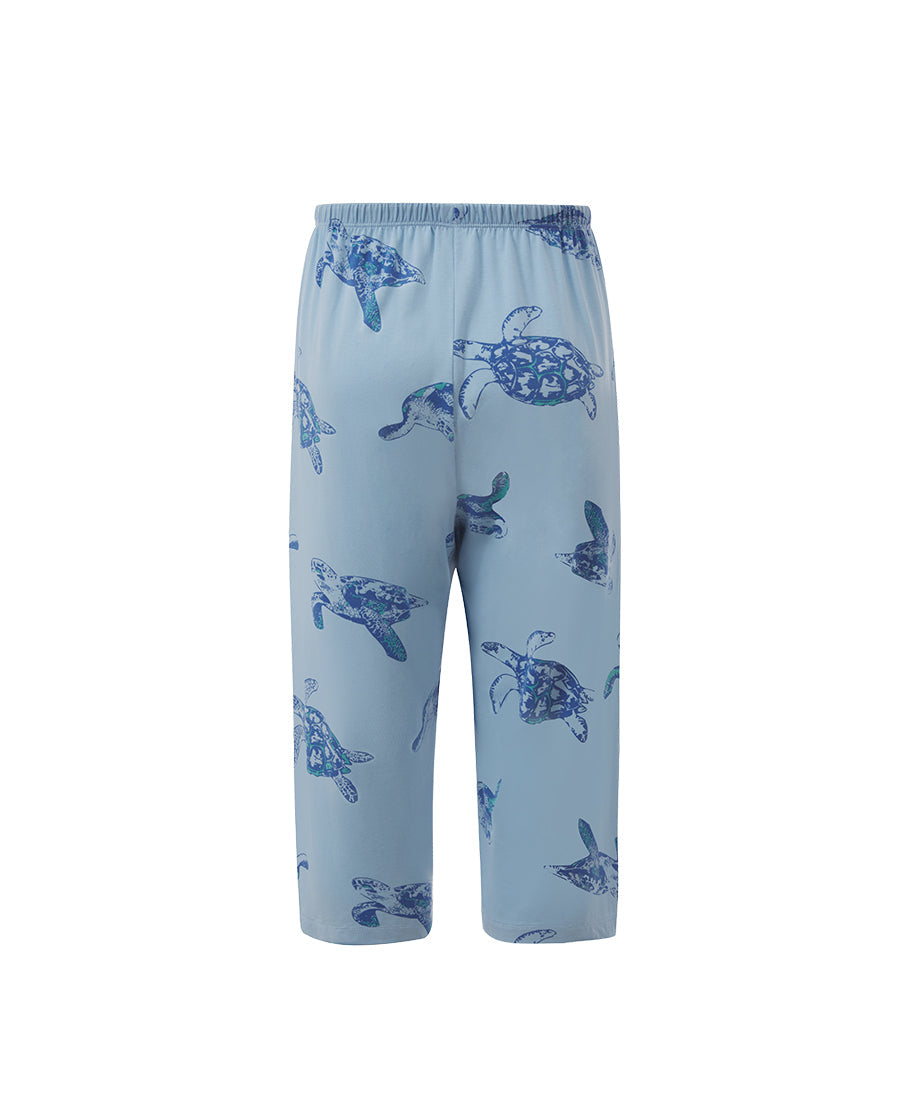 Aimer Kids Short-sleeve Tops Homewear Set For Boys