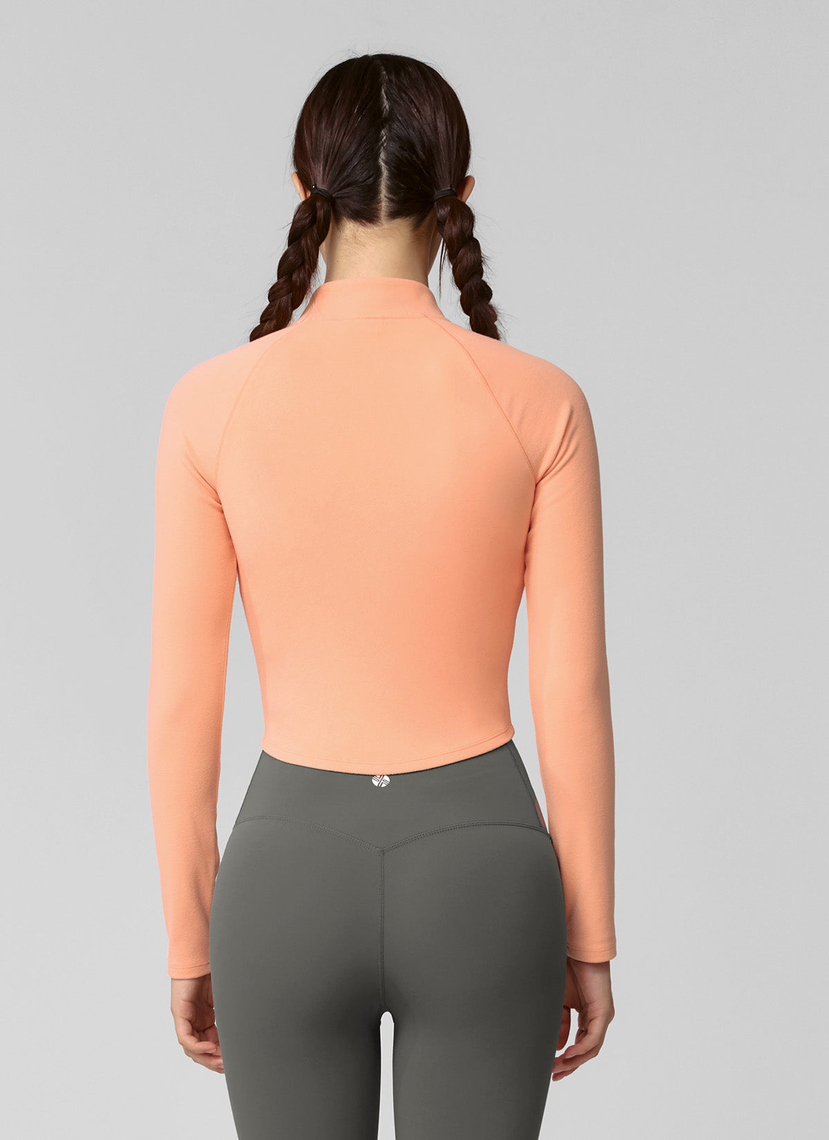 Active Crop Slim Fit Zip-up Jacket