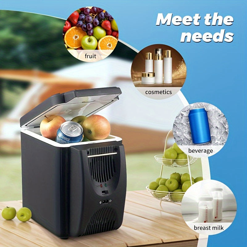 6L Portable Car Fridge  12V Electric Mini Cooler-OX28