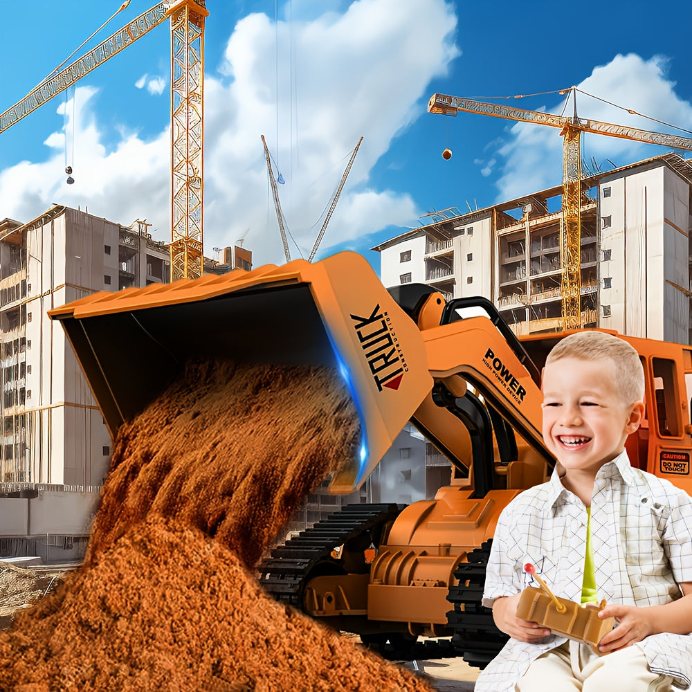 Remote Control Bulldozer Toy, Rechargeable TJR6L7P