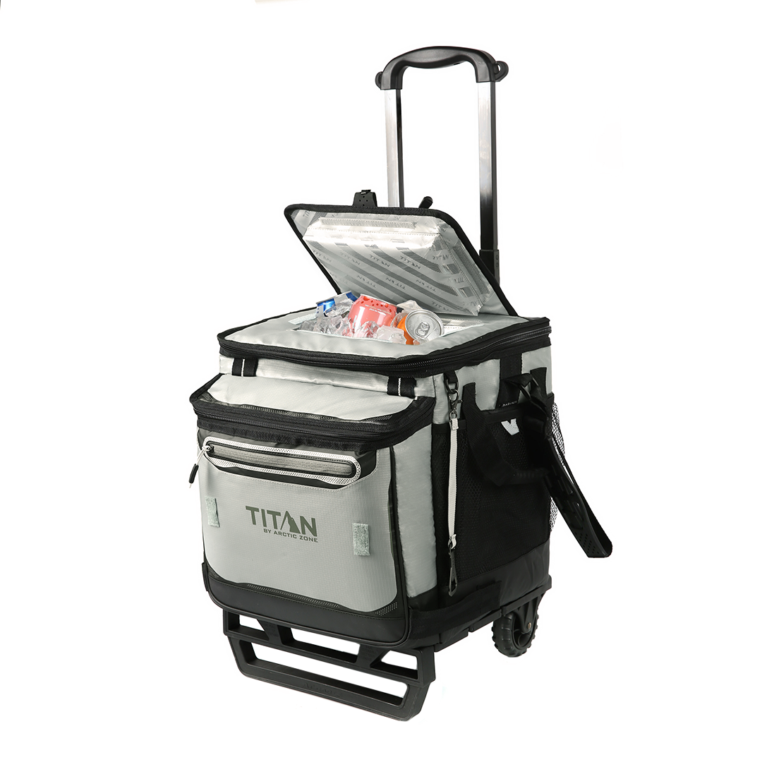 60 (50+10) Can Wheeled Cooler