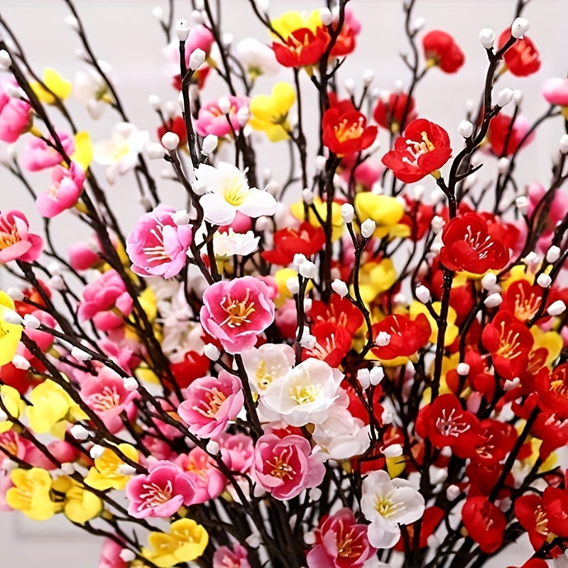 5-Pack Artificial Plum Blossom Branches - P2DM