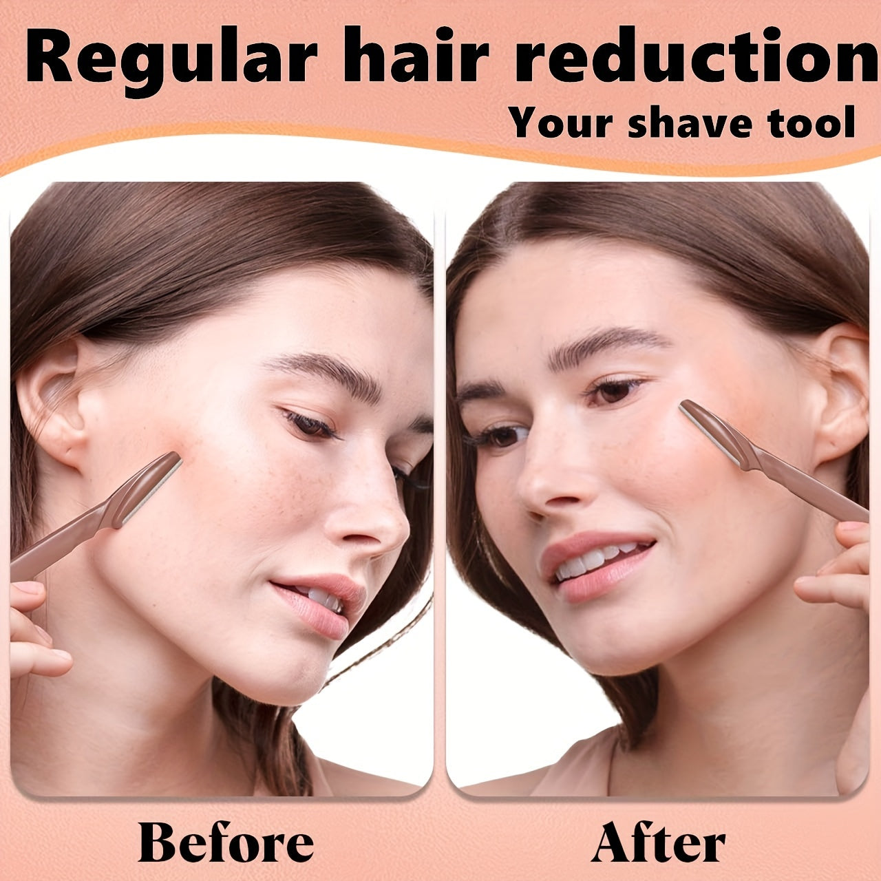12pcs- Stainless Steel Trimmer Razor With Protective Case - I02W