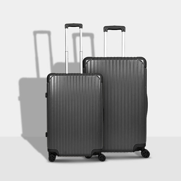 Karry-On BlackStone Zipper Frame 2PC Set 20/28"