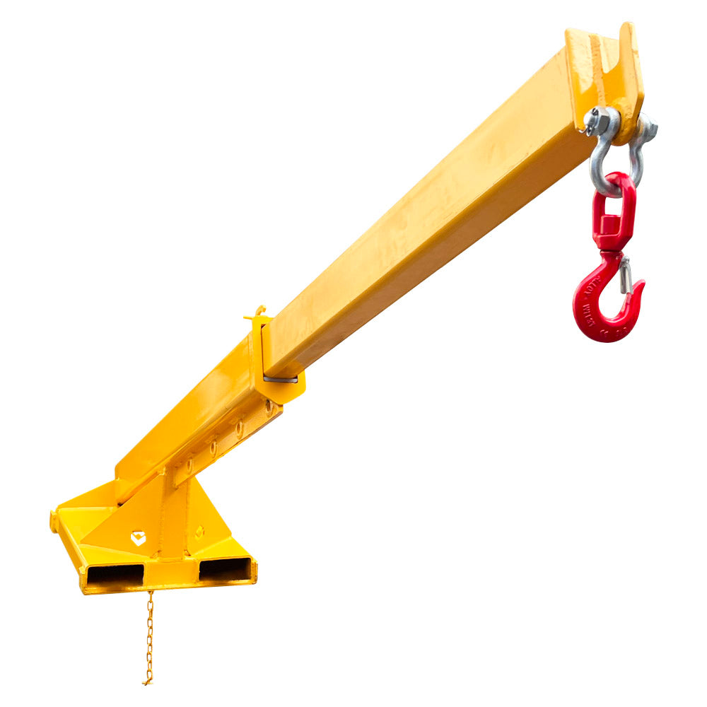 3T Adjustable Mobile Crane Lifting Hoist Truss Jib Boom Hook