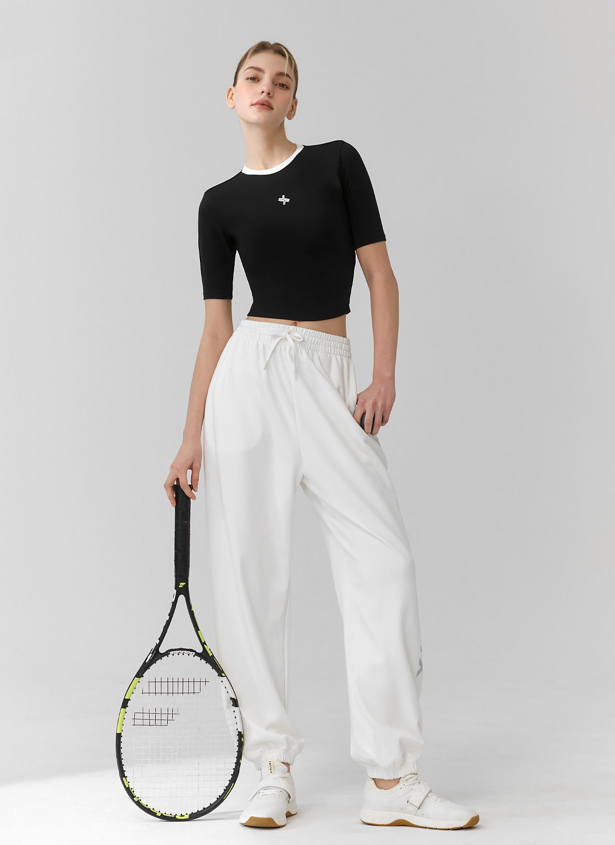 Lettering Big Logo Loose Fit Jogger Pants