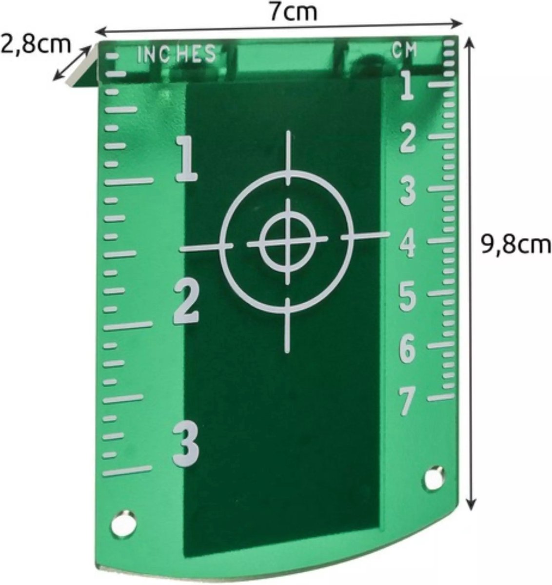 Bigstren Laserrichtbord - Richtschijf voor Groene Kruislijnlasers - Nauwkeurige Metingen