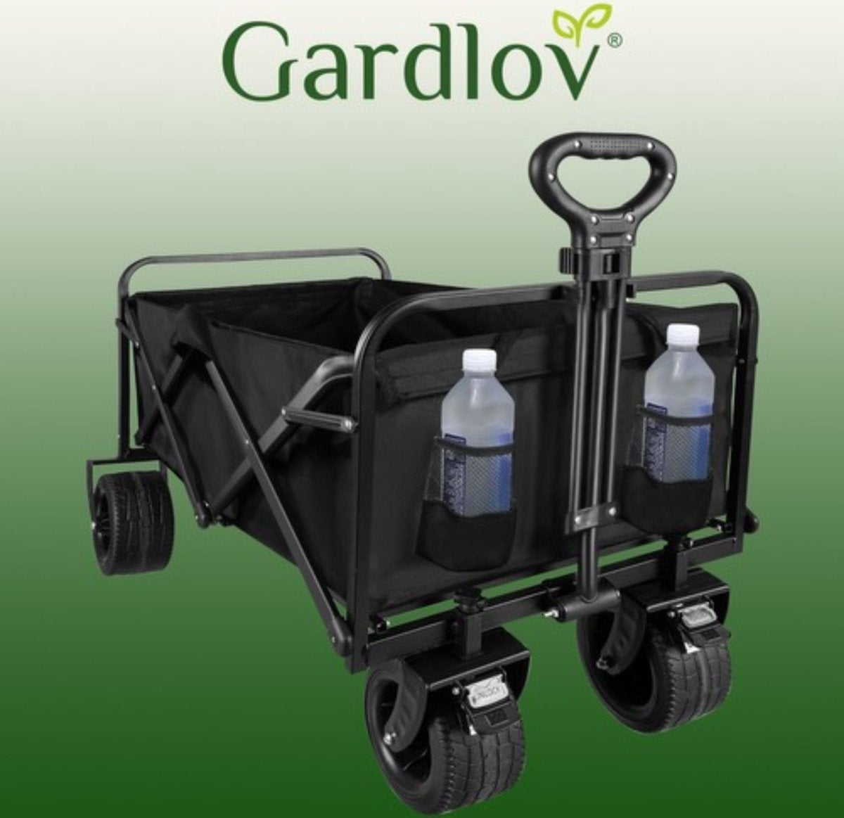 Gardlov Opvouwbare Transportkar - 100 kg Draagkracht, Draaibare Wiele