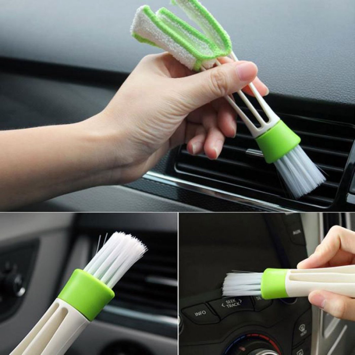 2 in 1 Multifunctioneel Auto Interieur Borstel