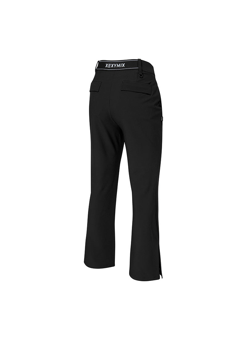 Twill-Tension Formal Bootcut Pants