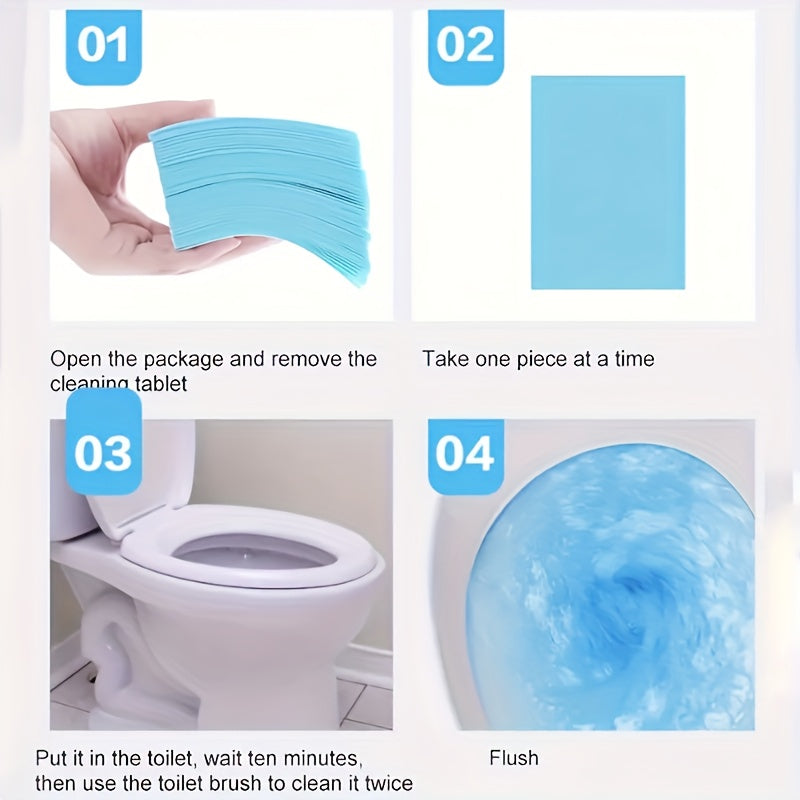 30pcs Toilet Cleaning Tablets, Deodorizing & Stain Removal TJR8N2Y