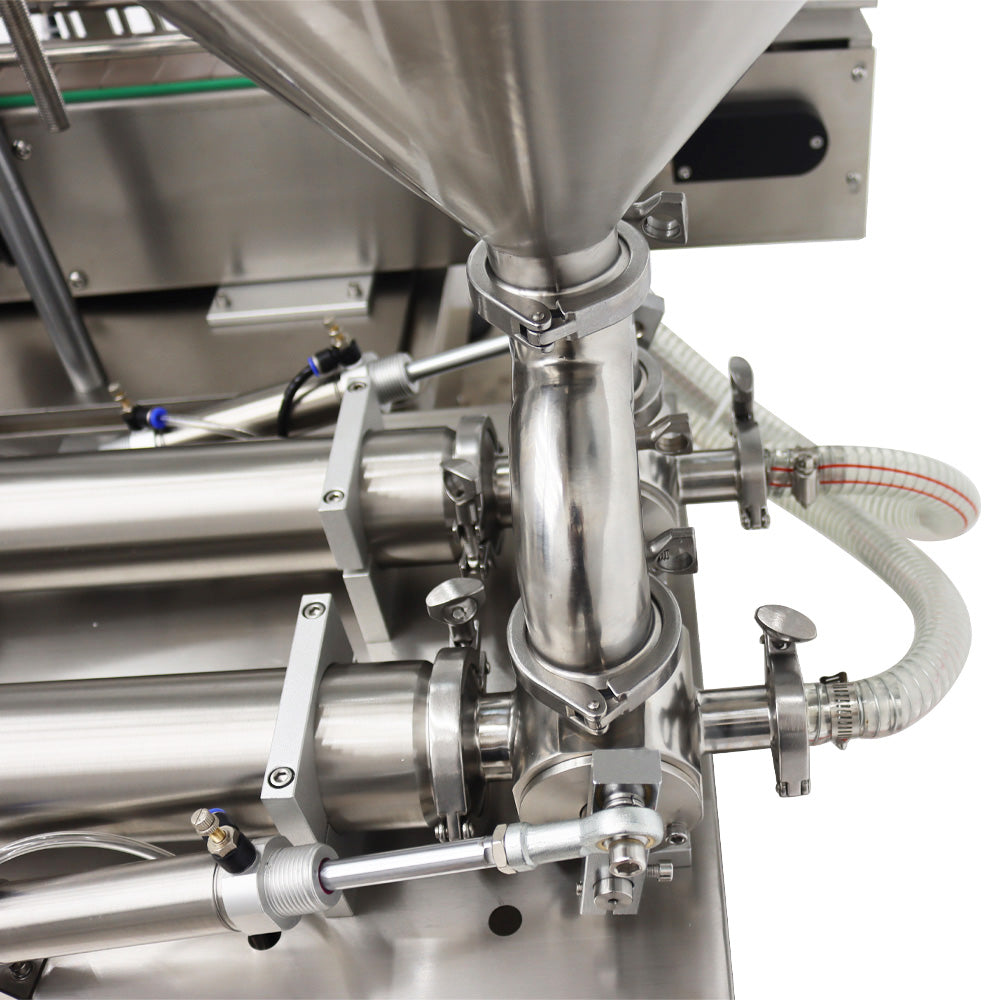 110V Desktop double head paste filling machine
