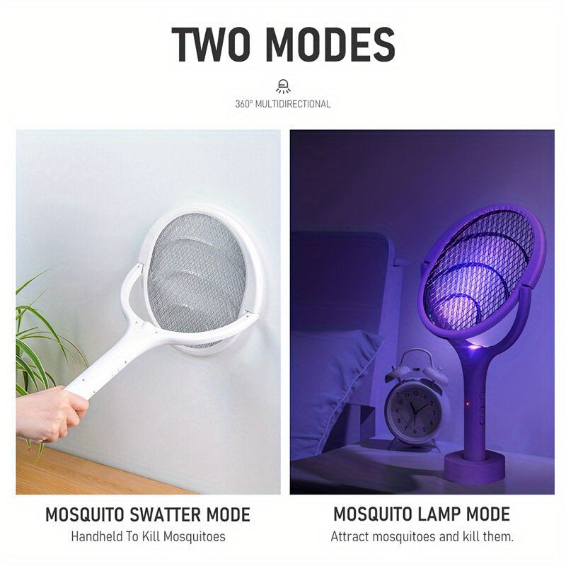 90-Degree Rotatable Electric Mosquito Swatter- HMT14DF