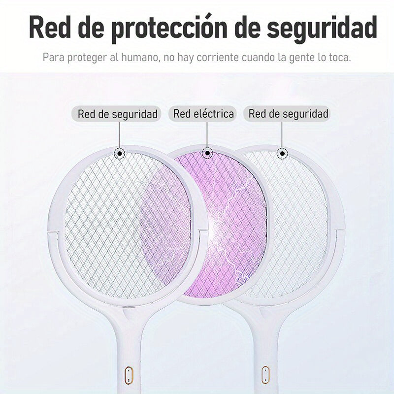 90-Degree Rotatable Electric Mosquito Swatter- HMT14DF