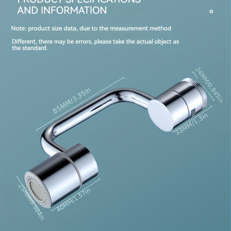1080° Rotating Stainless Steel Faucet Extension - TJR6K3Y