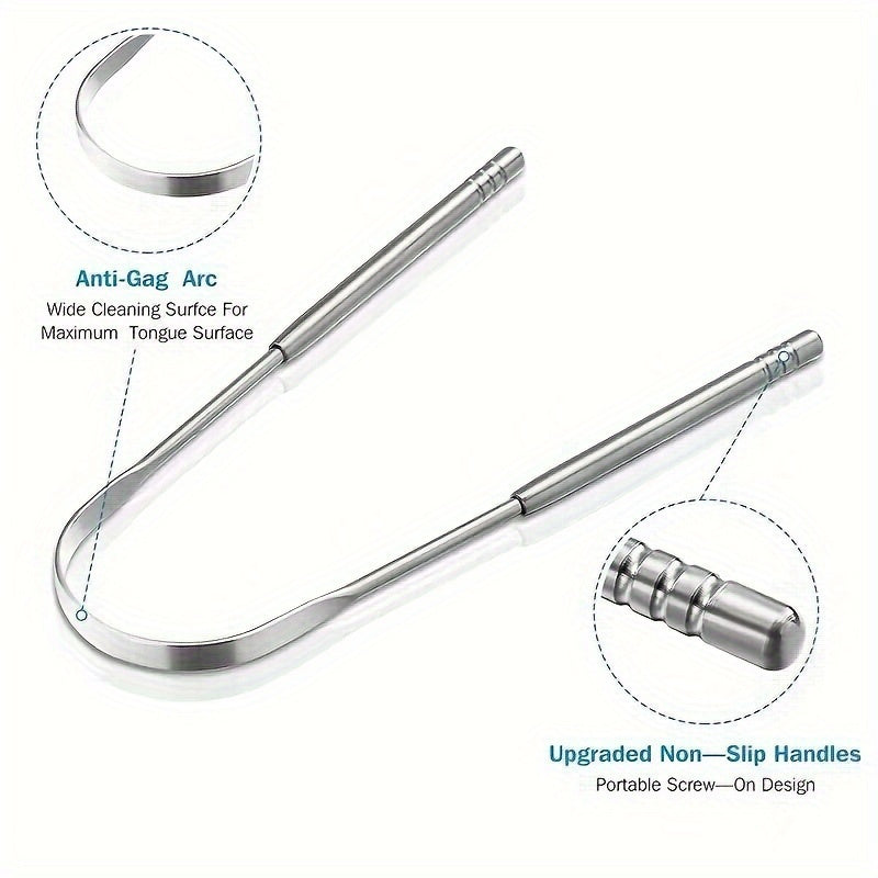 3pcs Stainless Steel Spoon Tongue Scraper - YGV8