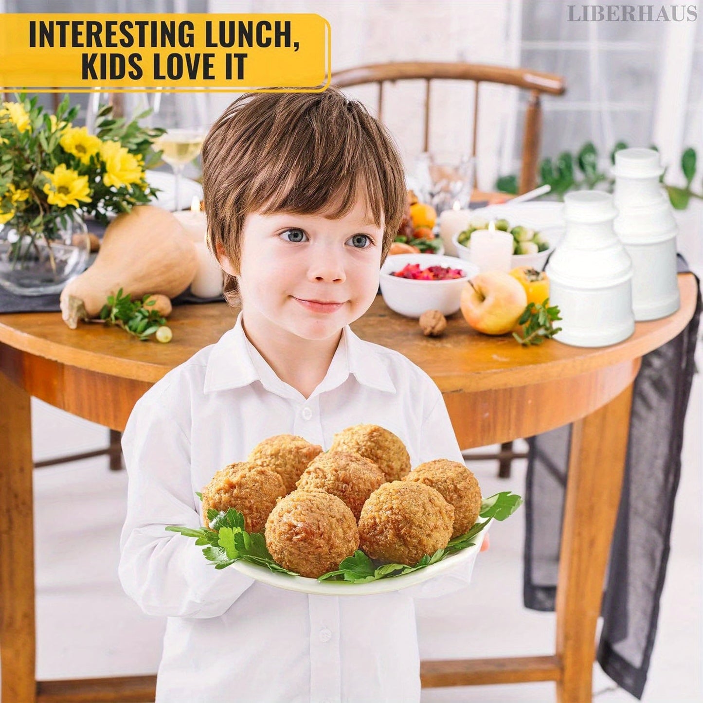 2pcs Plastic Rice Ball & Meatball Maker Set TJR4M7B