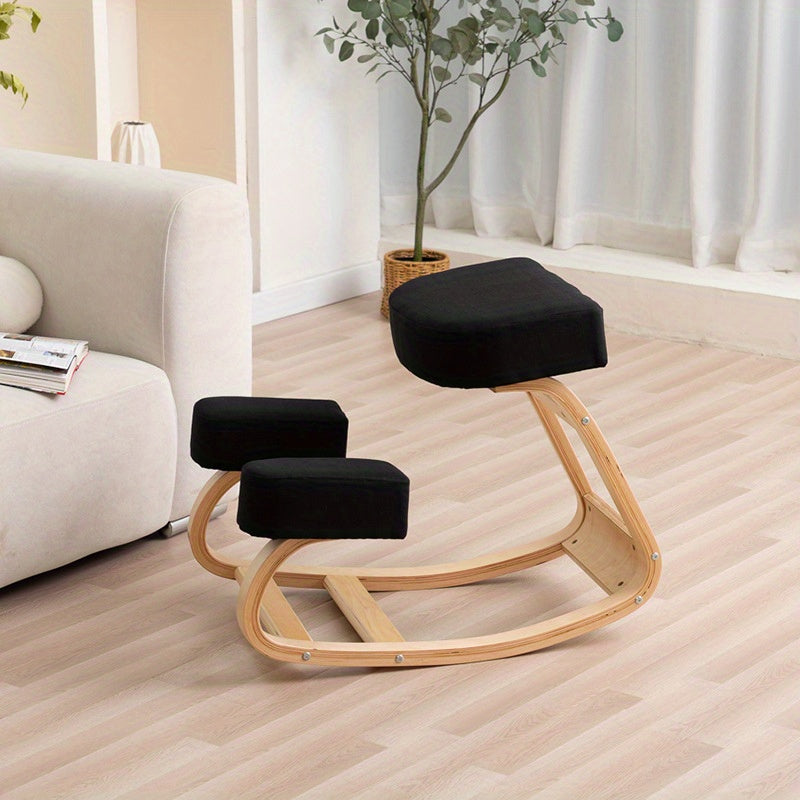 Wooden Pilates Kneeling Posture Fitness Yoga Chair TJR6F4S