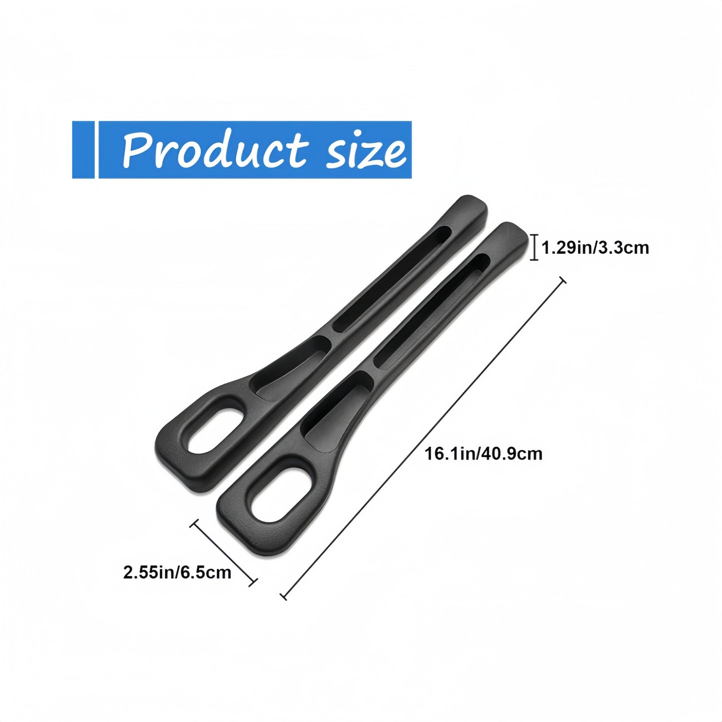 2pcs Silicone Car Seat Gap Organizer with Large Storage TJR9T3X