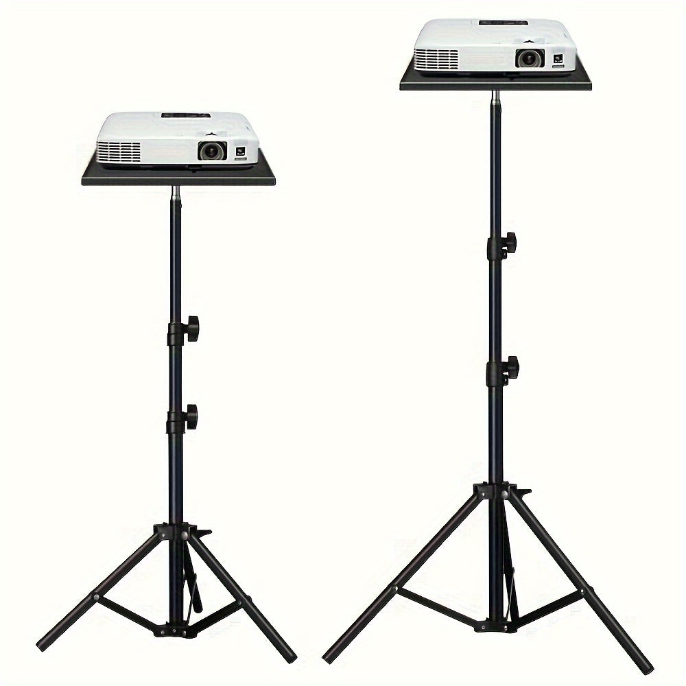 Adjustable Projector Stand, Durable ABS, Desktop & Floor Use TJR5X8L