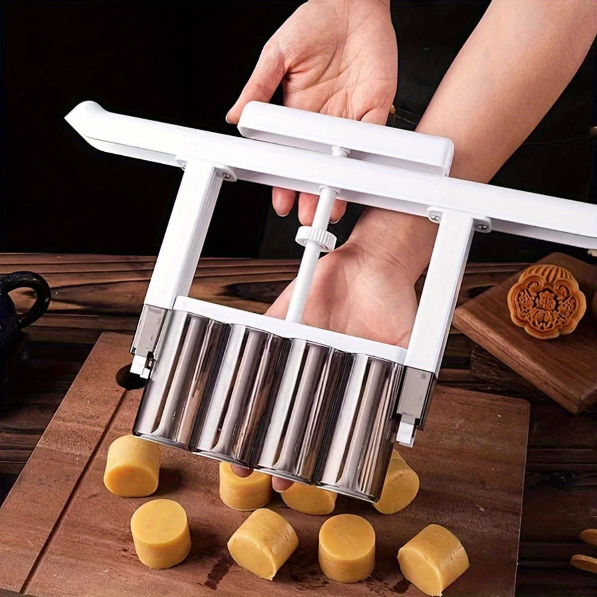 Moon Cake & Dumpling Maker, Durable Pastry Press TJR7B4D