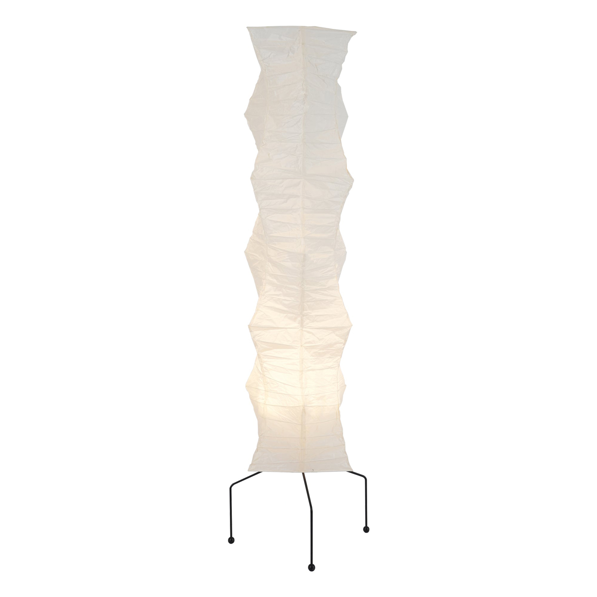 Rice Paper Floor Lamp With Tripod Stand