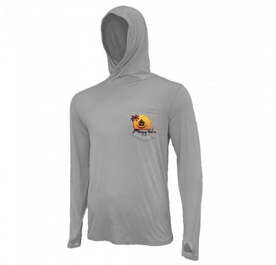 Custom Bamboo Hooded Long Sleeve Shirt