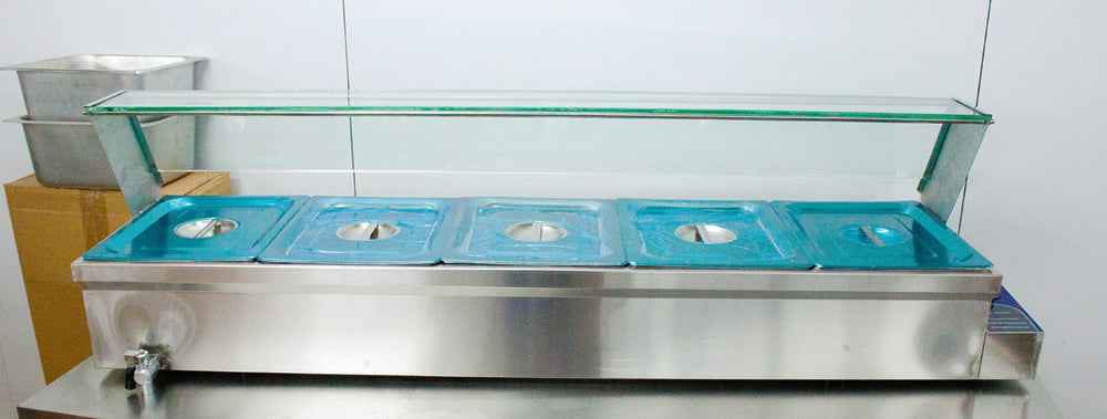 5-Pan Bain-Marie Buffet Food Warmer