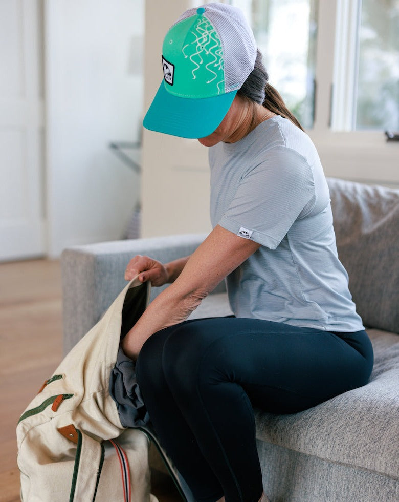 Tracks Curved Brim Hat