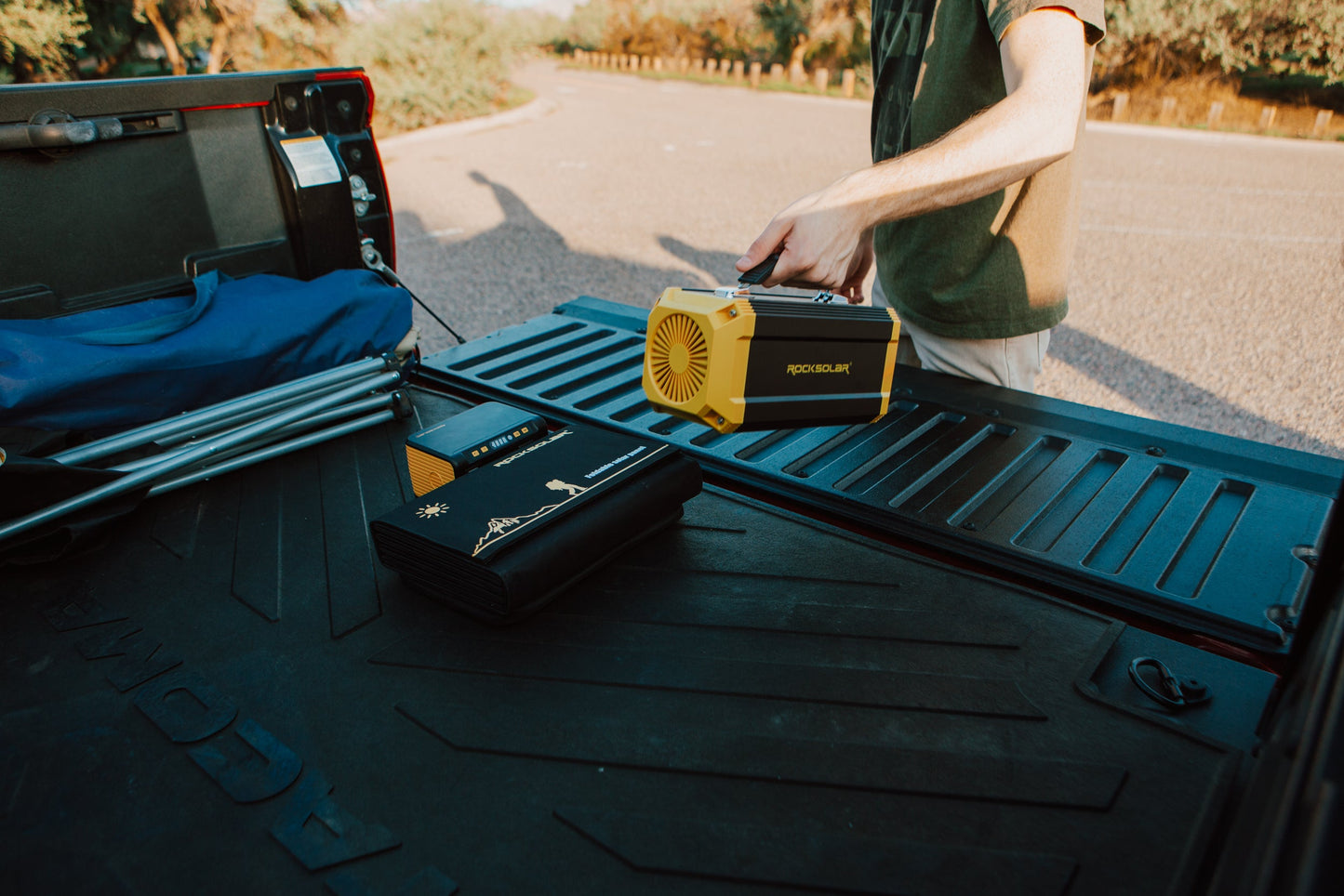 ROCKSOLAR Utility 300W Portable Power Station - Lithium Battery and Solar Generator