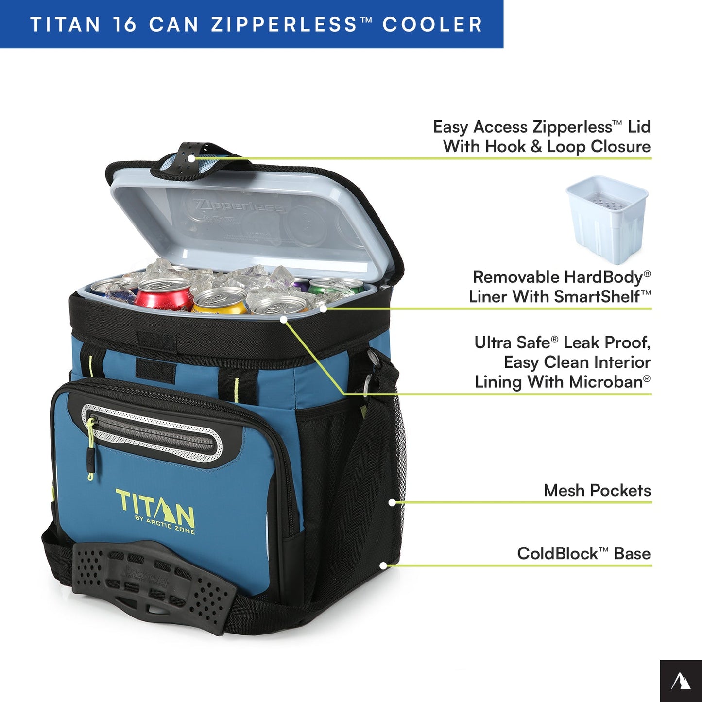 16 Can Zipperless HardBody® Cooler