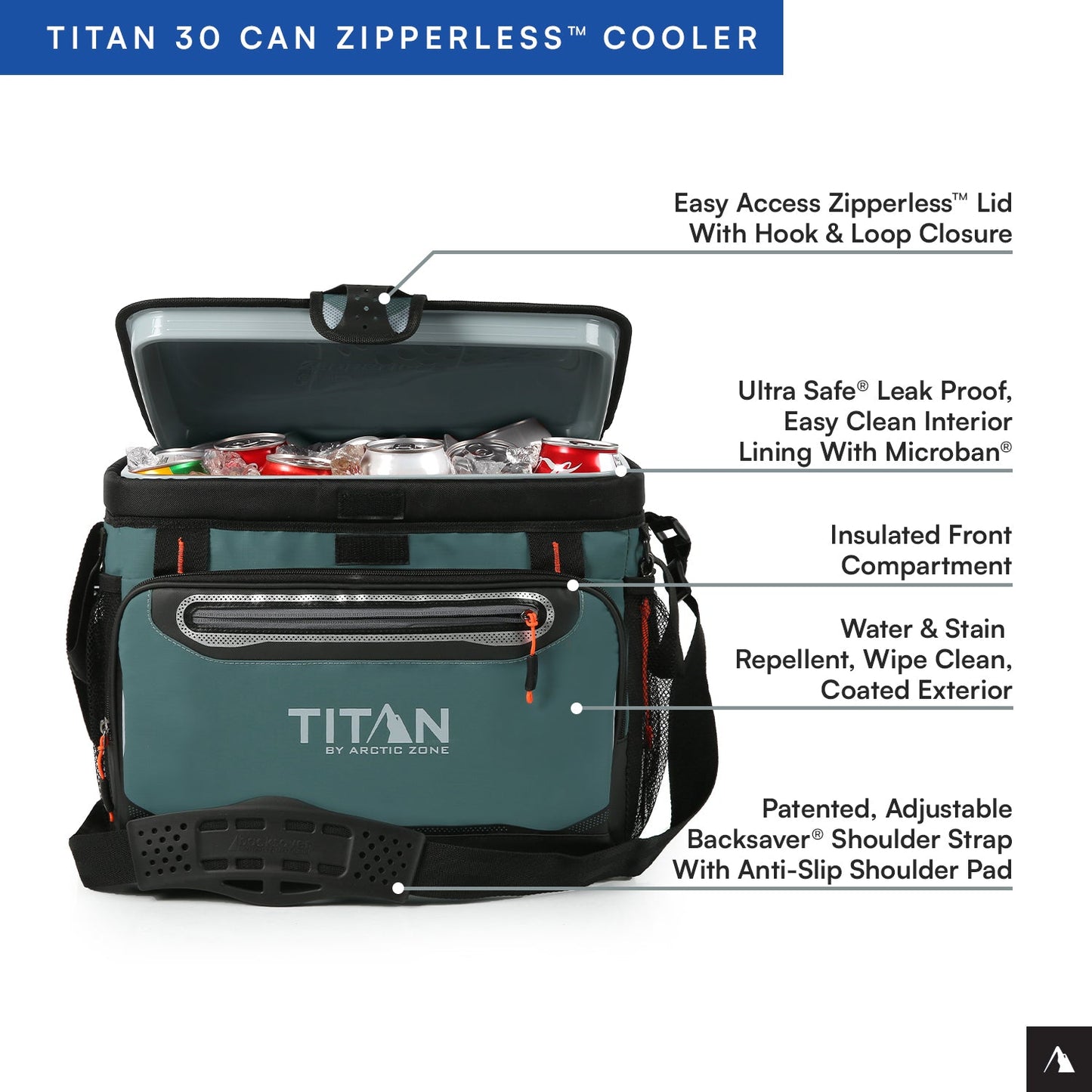 30 Can Zipperless HardBody® Cooler