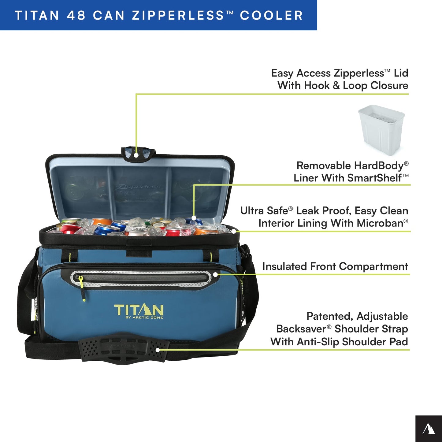 48 Can Zipperless HardBody® Cooler