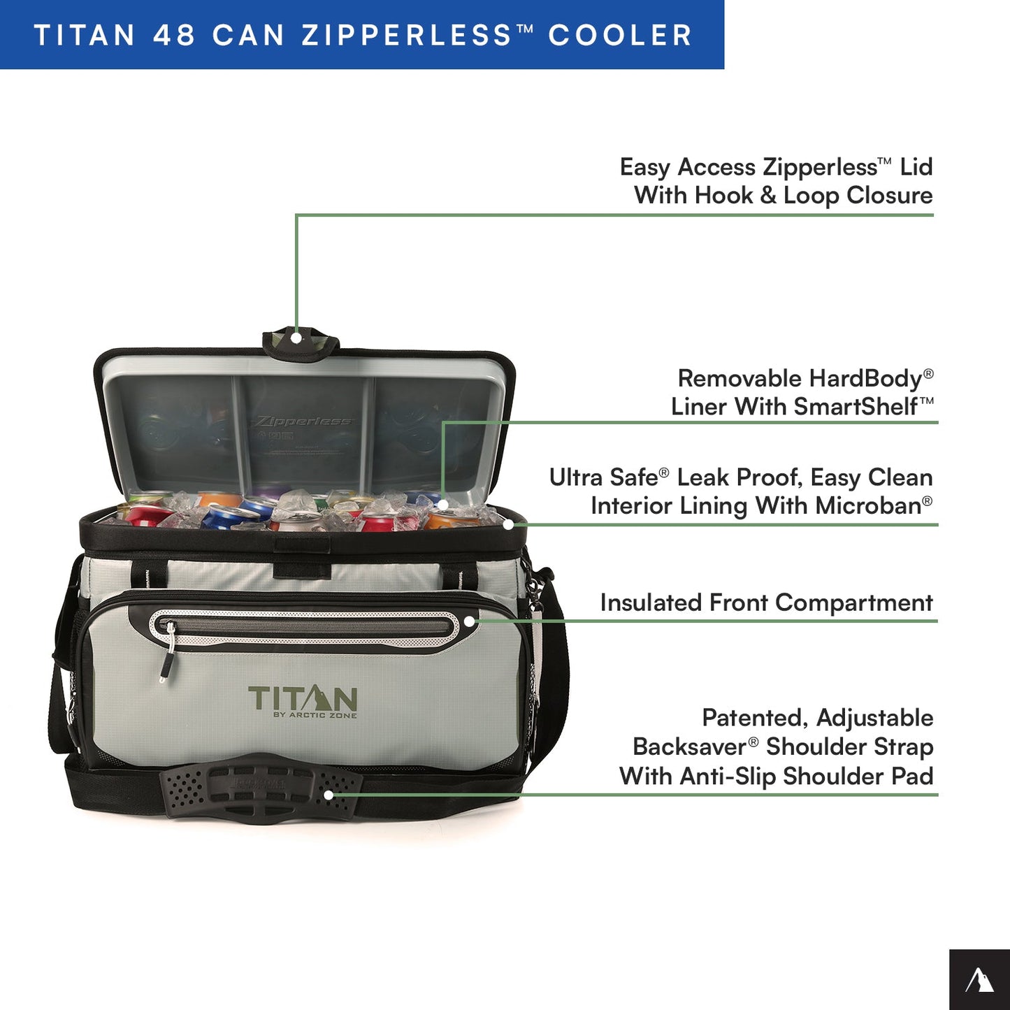 48 Can Zipperless HardBody® Cooler