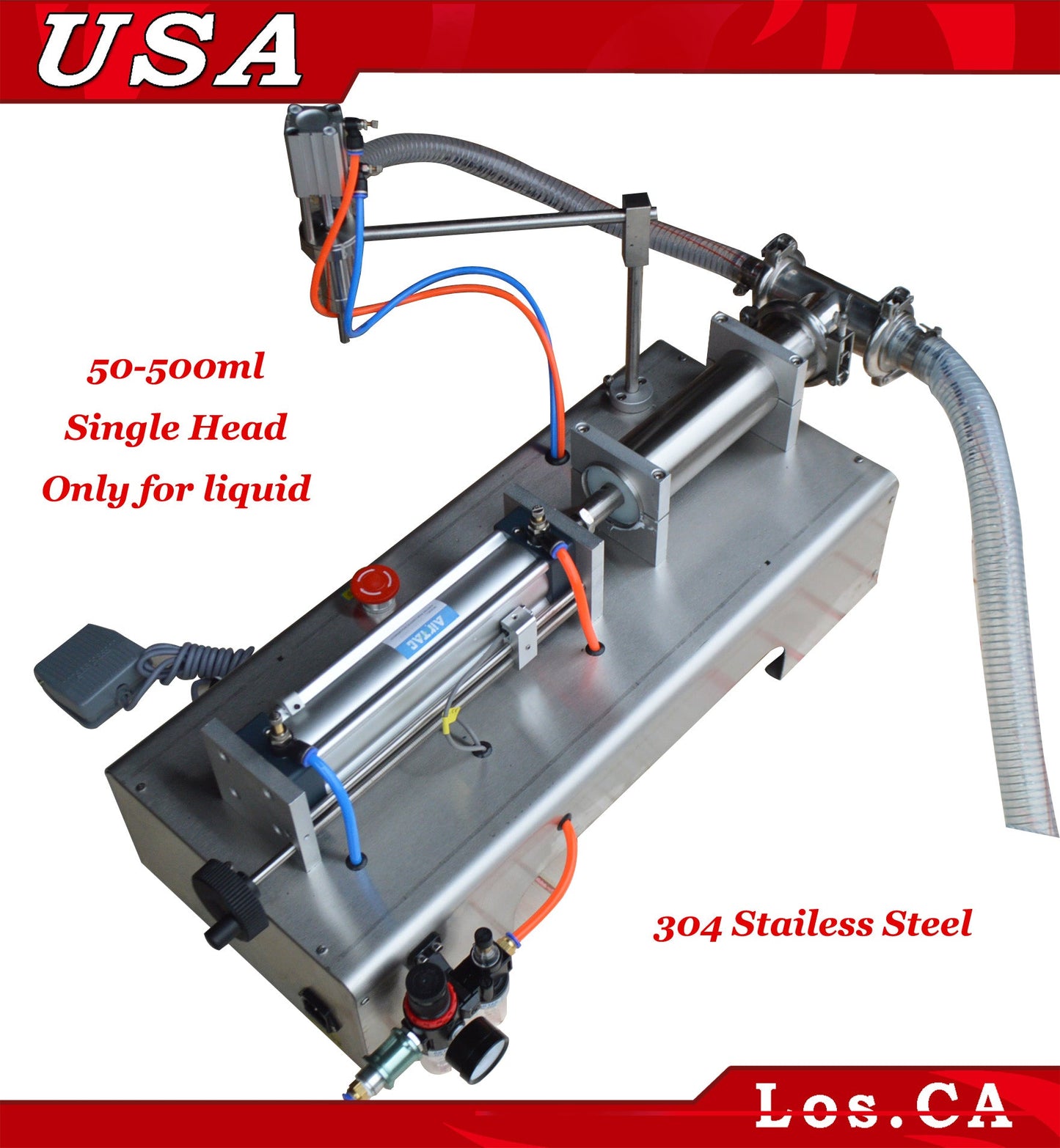110V Liquid Filling Machine 50-500ml