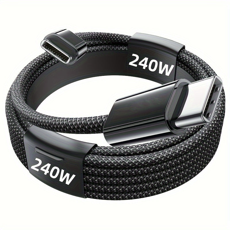 240W Super Fast PD Charging Type-C Cable for Multiple Devices TJR5X9L