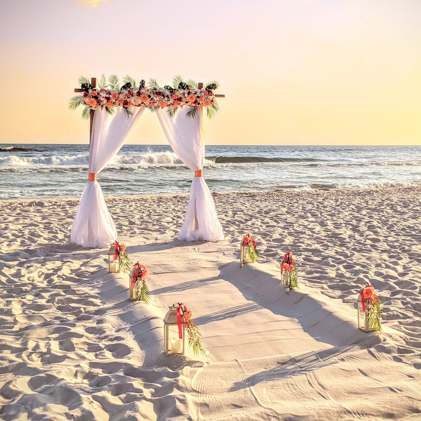 2 Post Bamboo Wedding Arbor