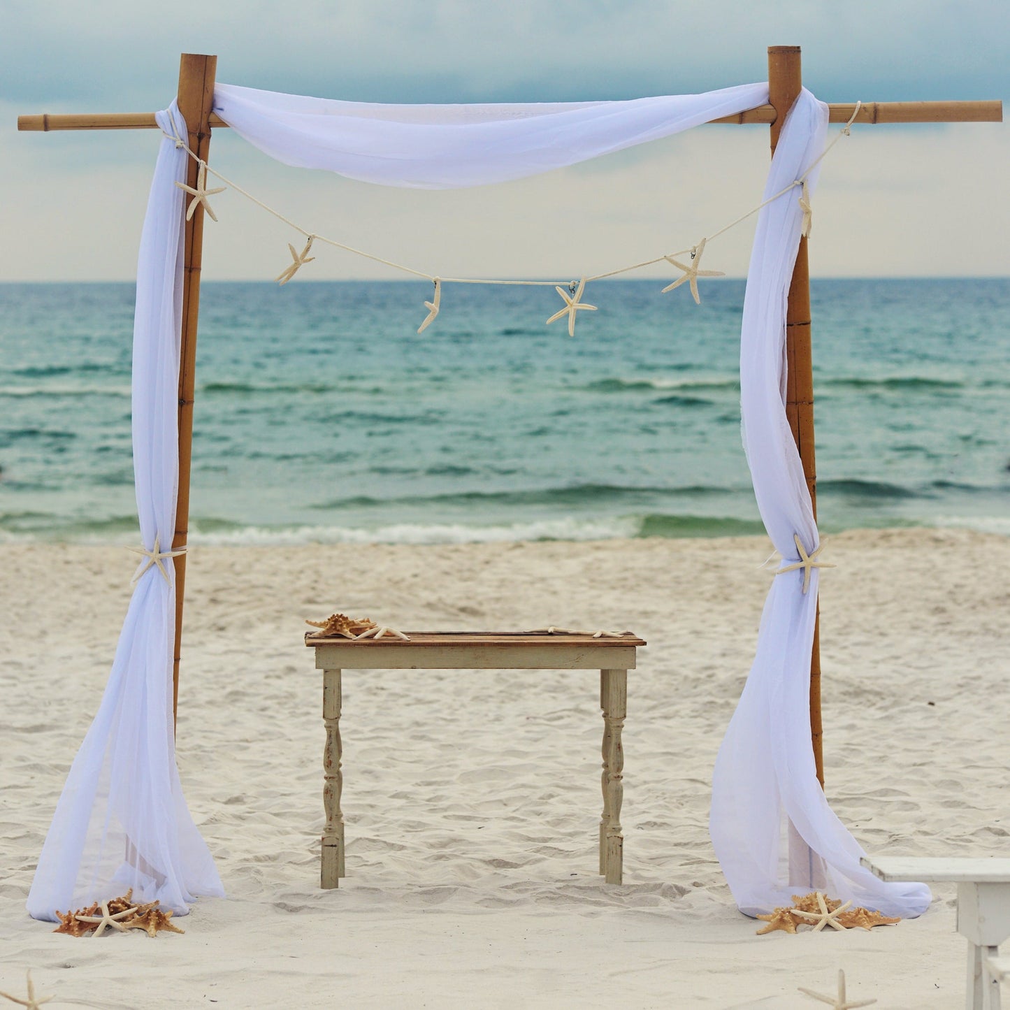 2 Post Bamboo Wedding Arbor