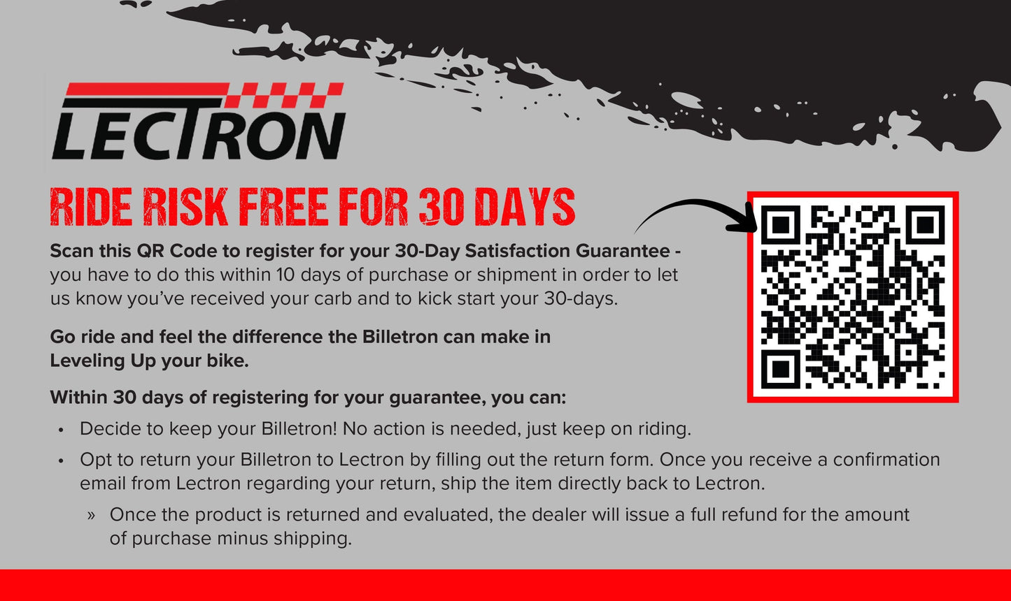 Billetron Mini 85-112cc - Lectron Carburetor
