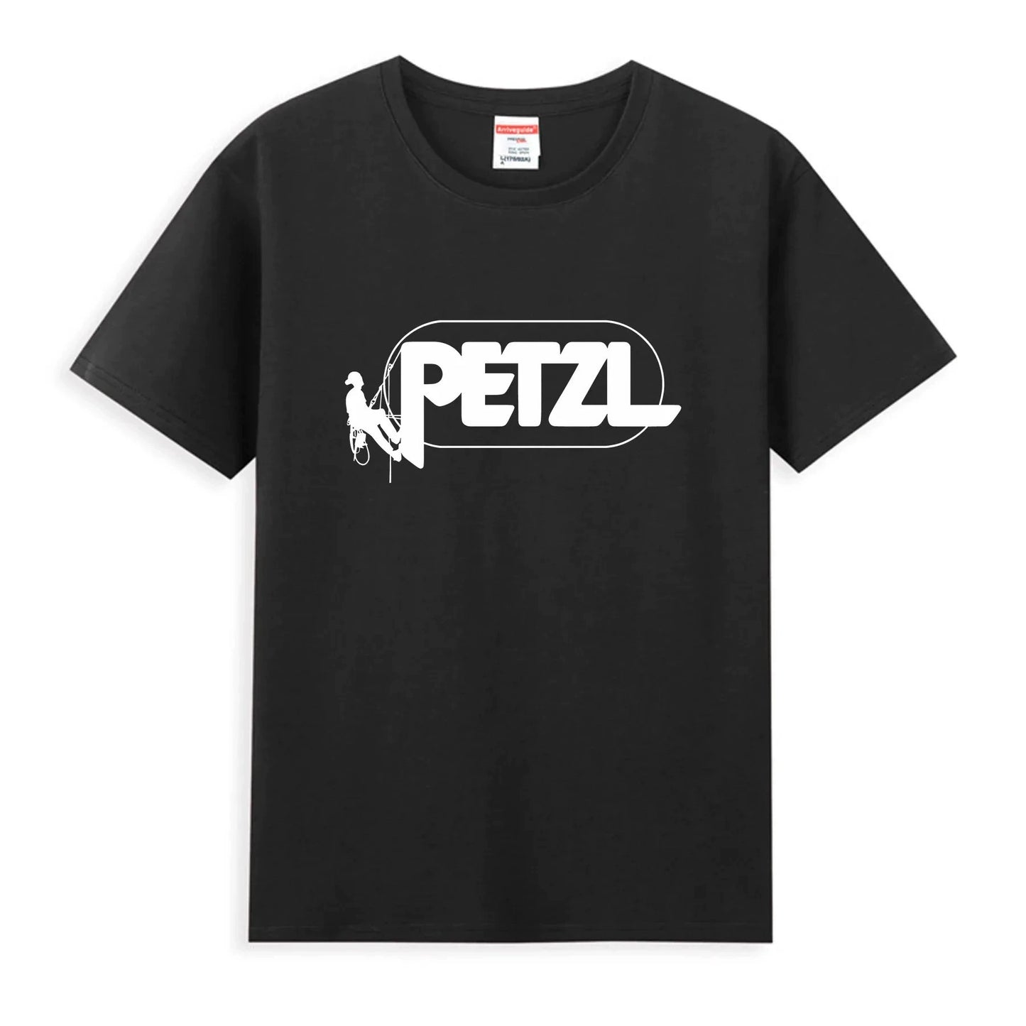 2025 Men T Shirt Casual PETZL Life Wall Climbing Hiking and Trail Running Camping Drifit T-shirt Comfortable Streetwear S-4XL