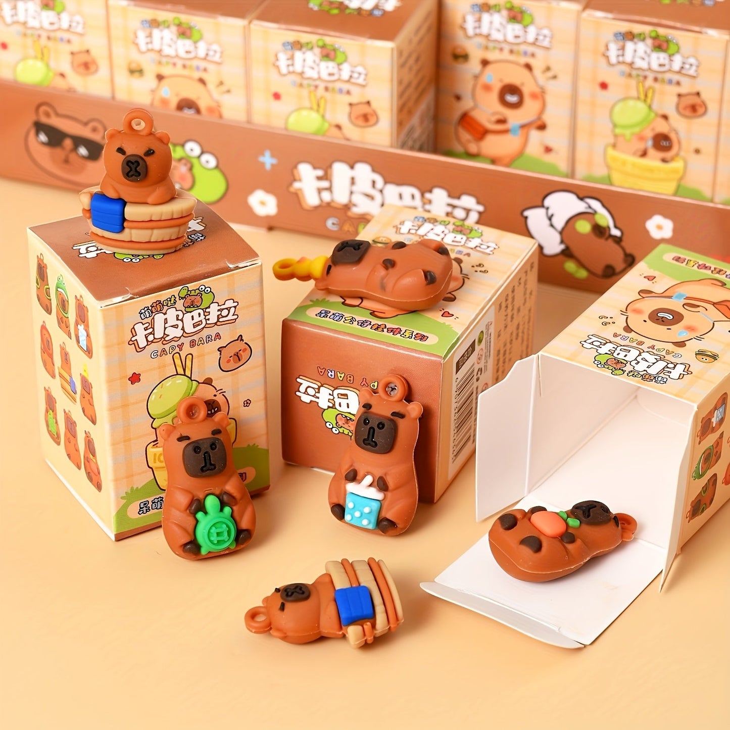 24pcs Cute Capybara Fun Punch Activity Set - HCG8