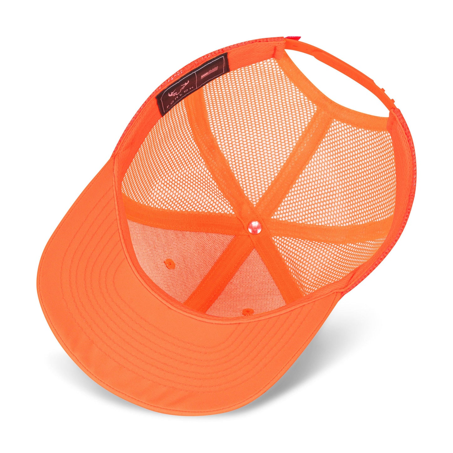 Blaze Orange Hunting Patch Mesh Hat