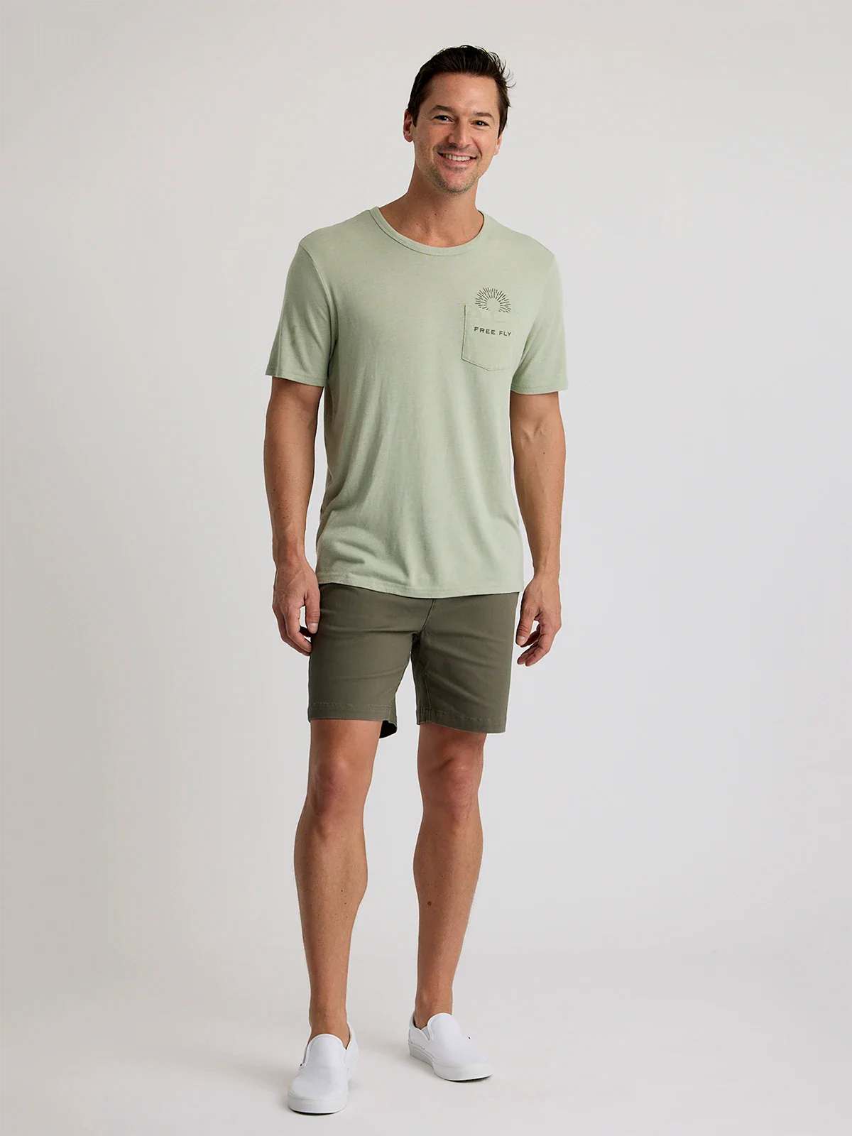 Quiver Pocket Tee - Heather Desert Sage