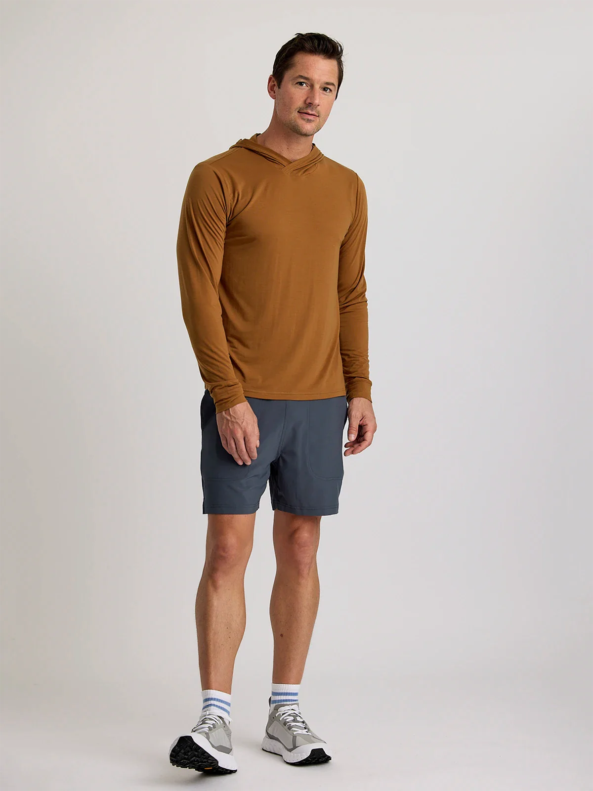 Men's Bamboo Shade Hoodie - Heather Russet