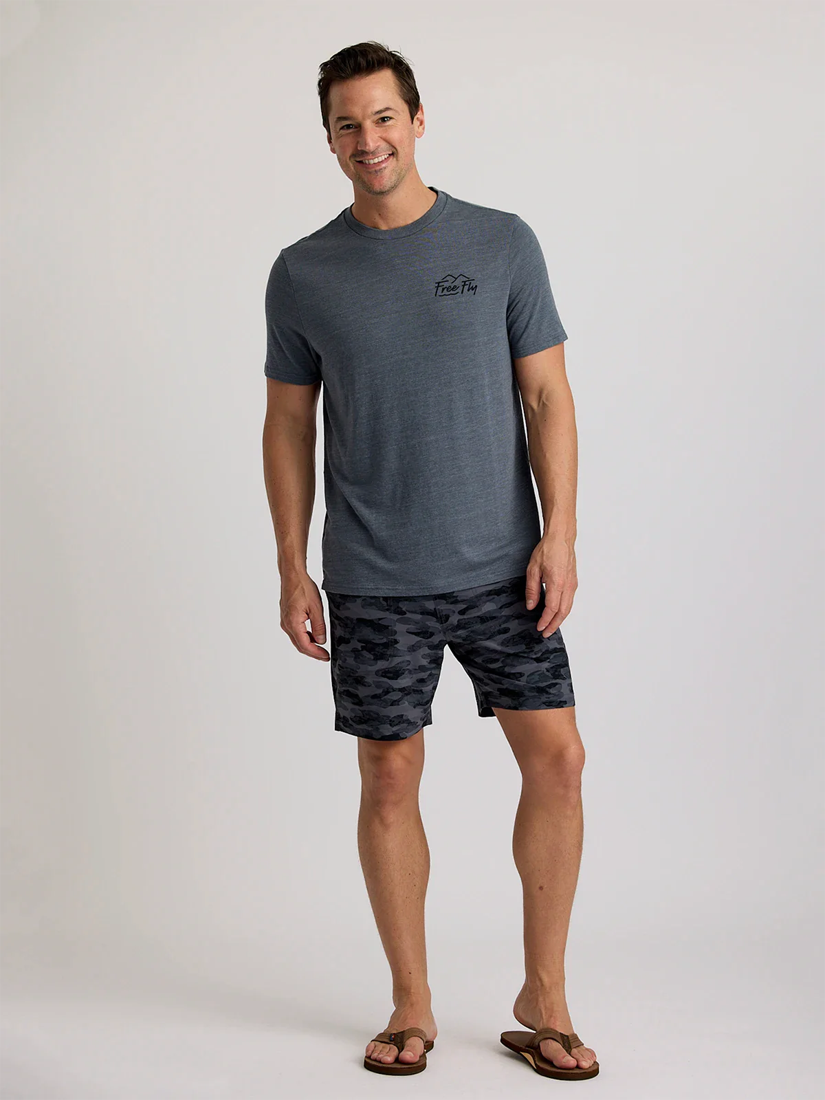 Summit Tee - Heather Storm Cloud