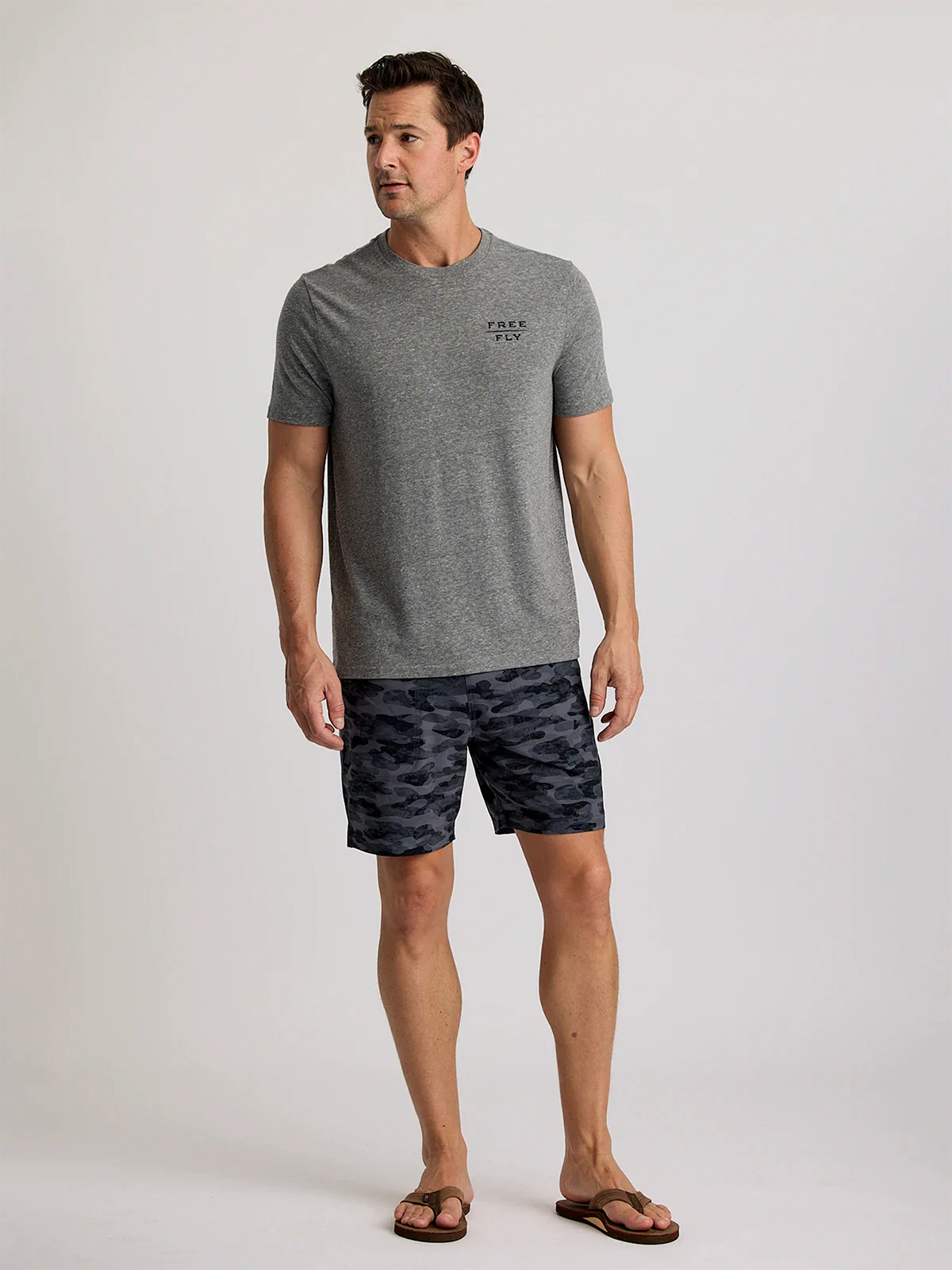 Wild Caught Tee - Heather Grey